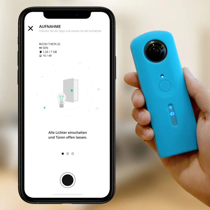 Immo-Tours App – 360 Grad Rundgang per Smartphone erstellen