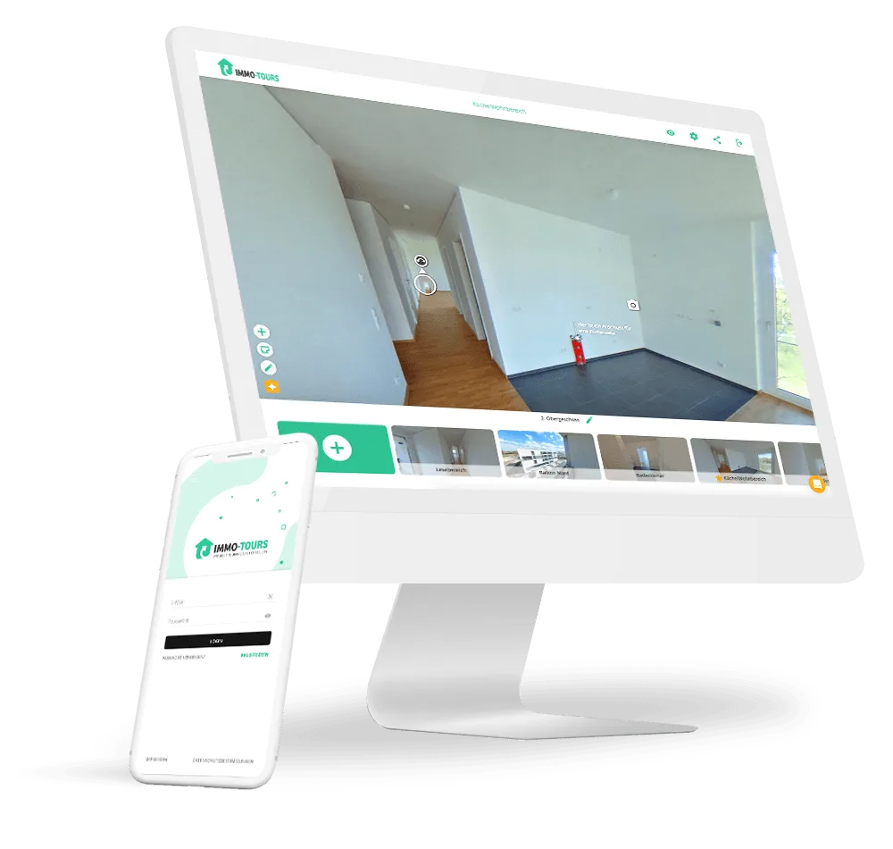 360 Grad Rundgang Software – Virtuelle Tour auf Desktop, Tablet und Smartphone