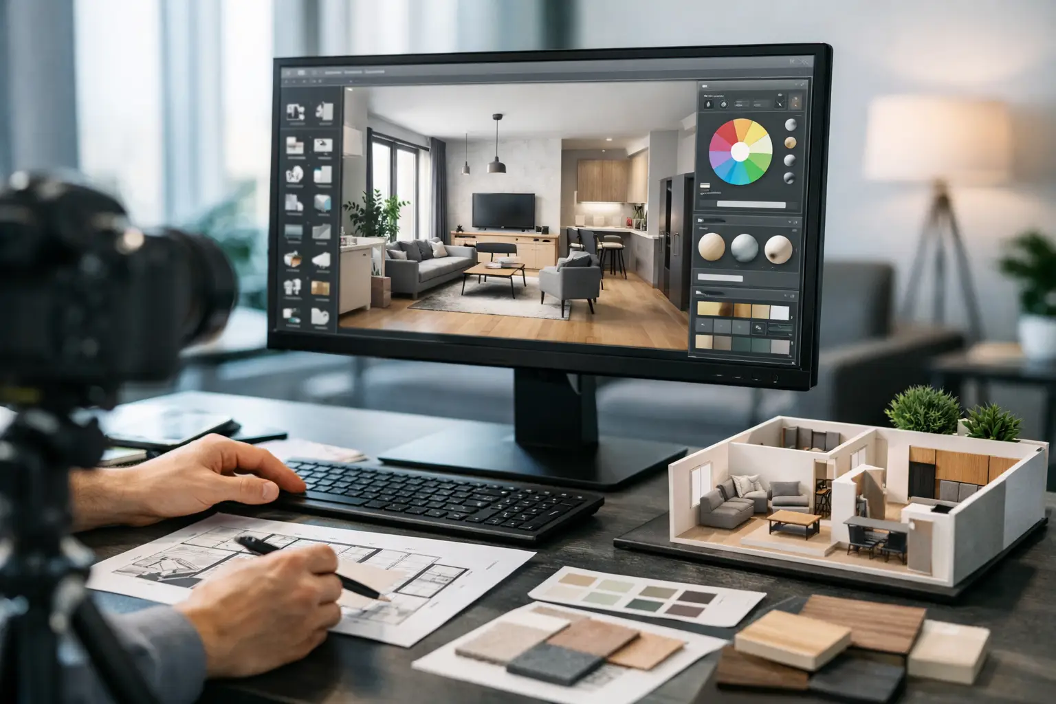 Entscheidungshilfe für Raumvisualisierung