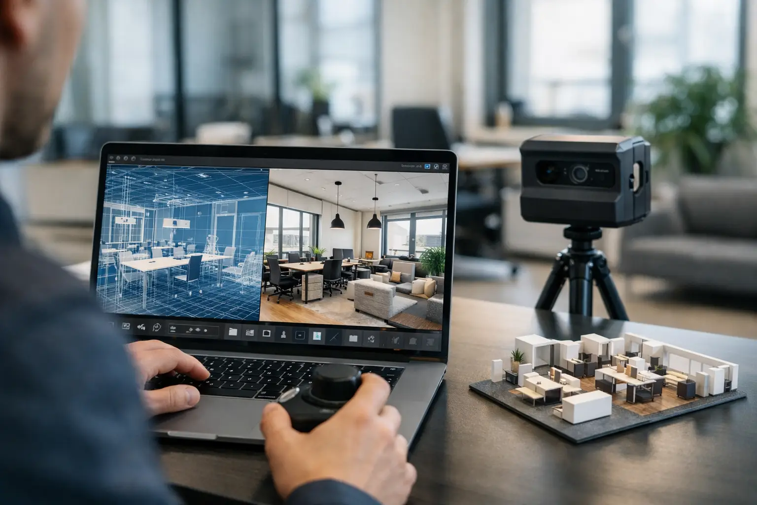 Digitale Zwillinge erstellen für reale Räume